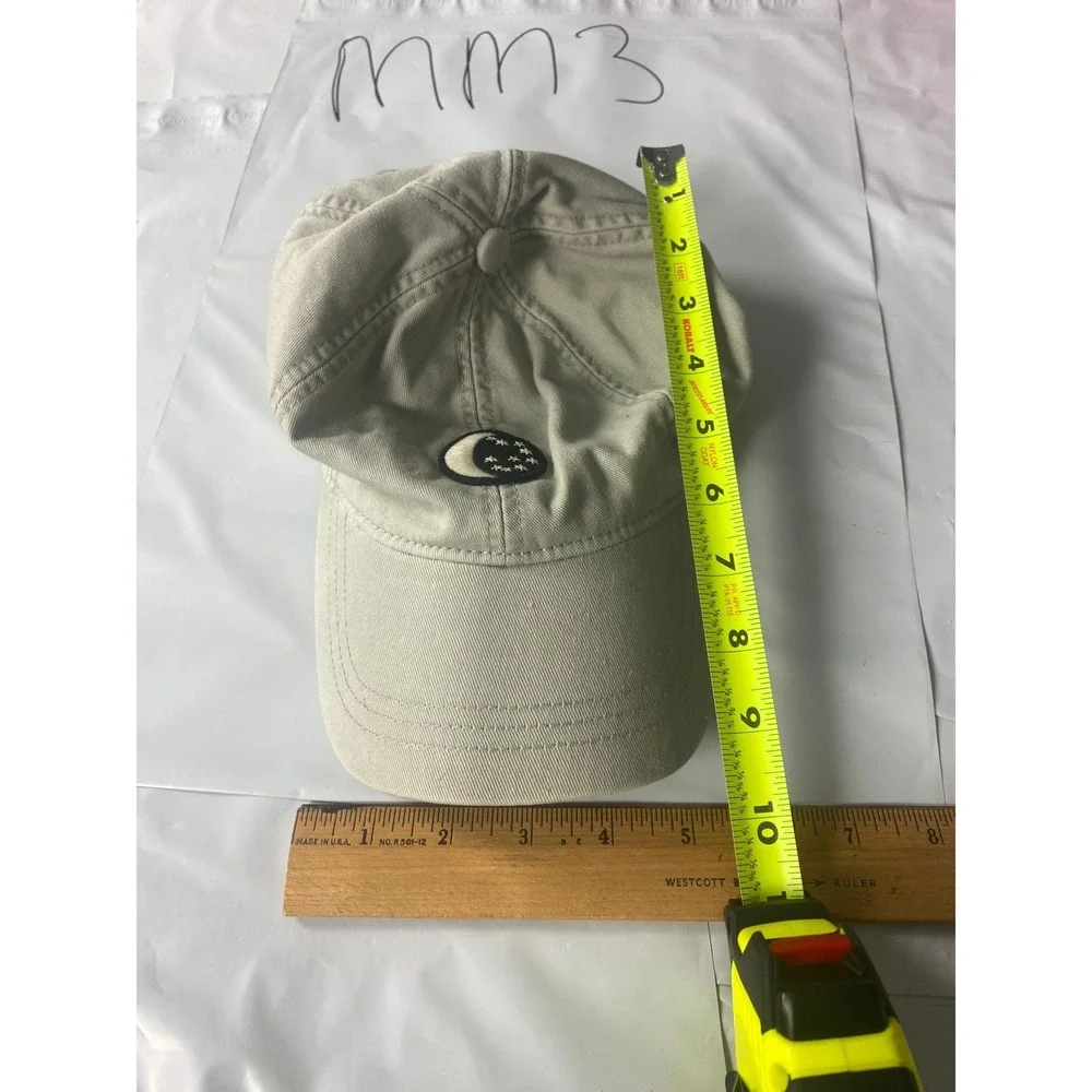 American Eagle Outfitters Khaki Baseball Cap Adjustable Cotton Hat‎ AEO Logo